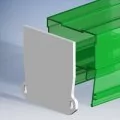 Торцевая сварная заглушка к профилю ПФ-7320