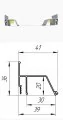 Ал. профиль 5642 Контурный, 2м